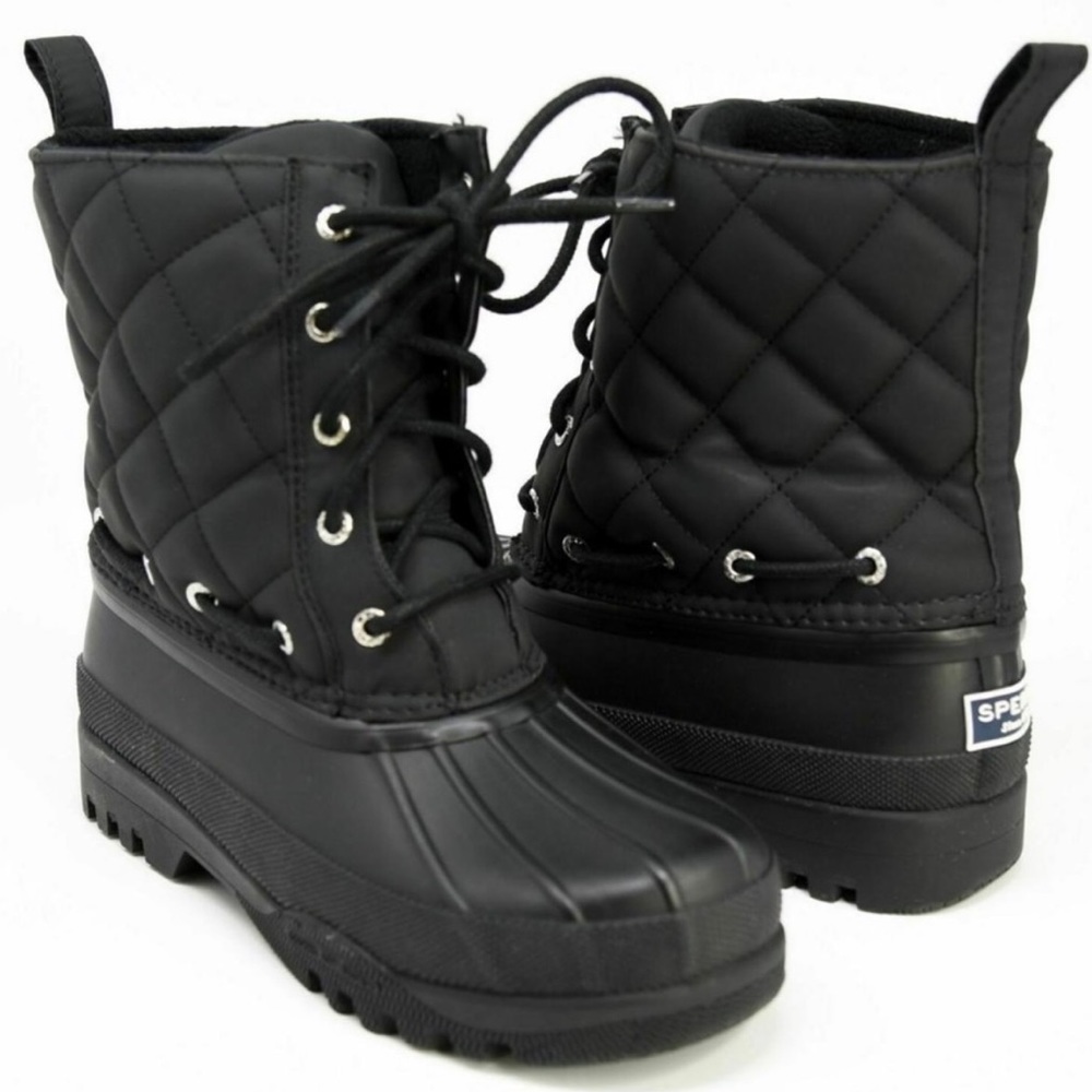 Sperry Rain Duck Shoes Quilted Boots Gosling 10
